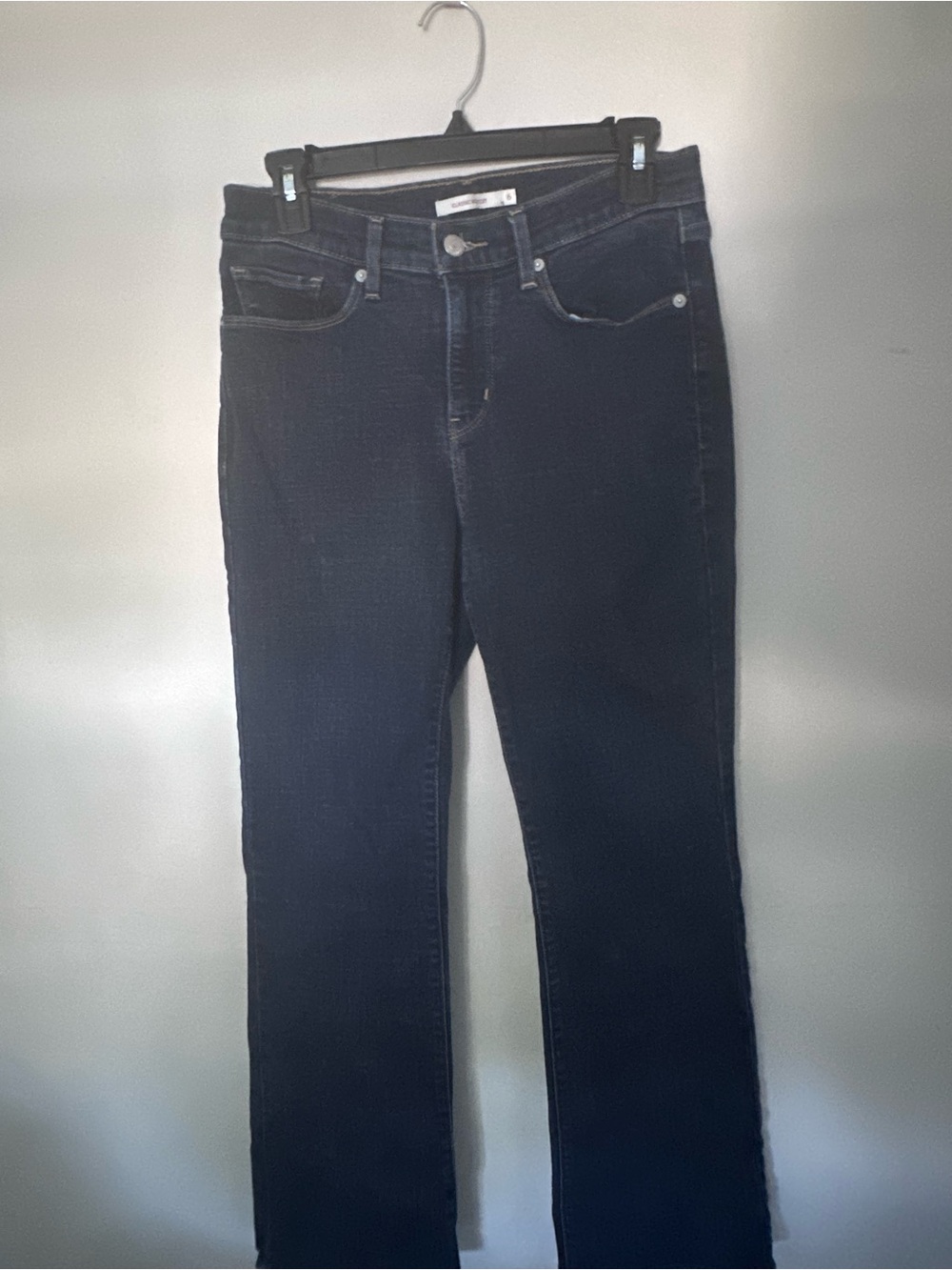 Levi's Classic Bootcut Dark Wash Denim Jeans Size 6